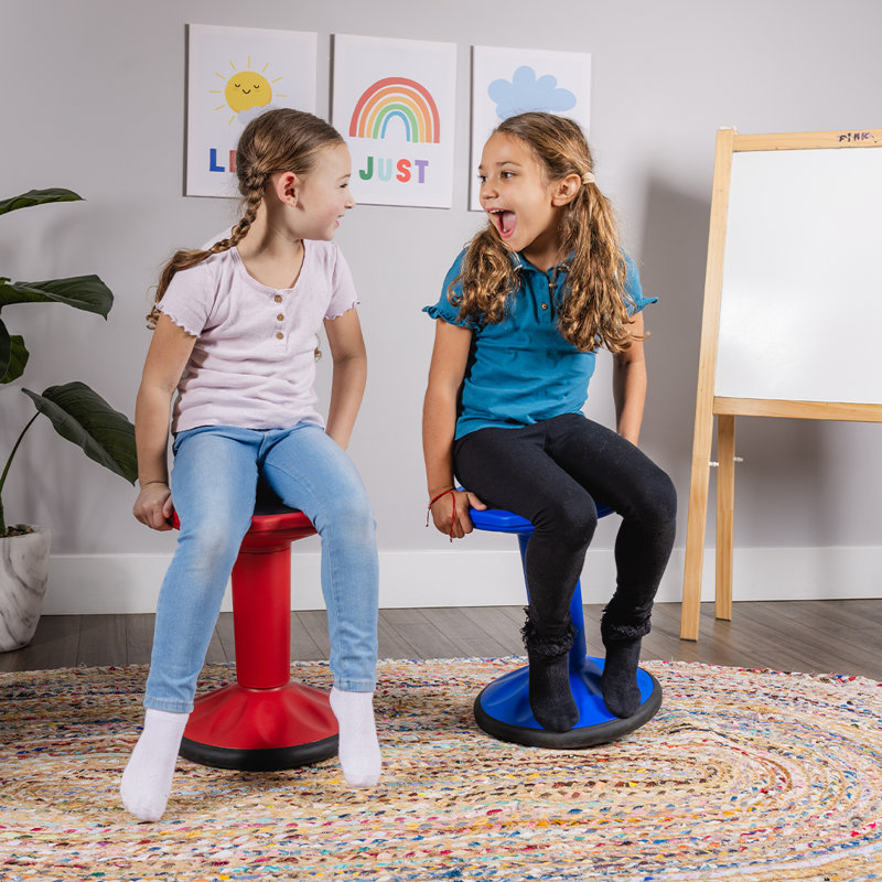 Tabouret actif à hauteur ajustable, Noir, noir, noir, noir