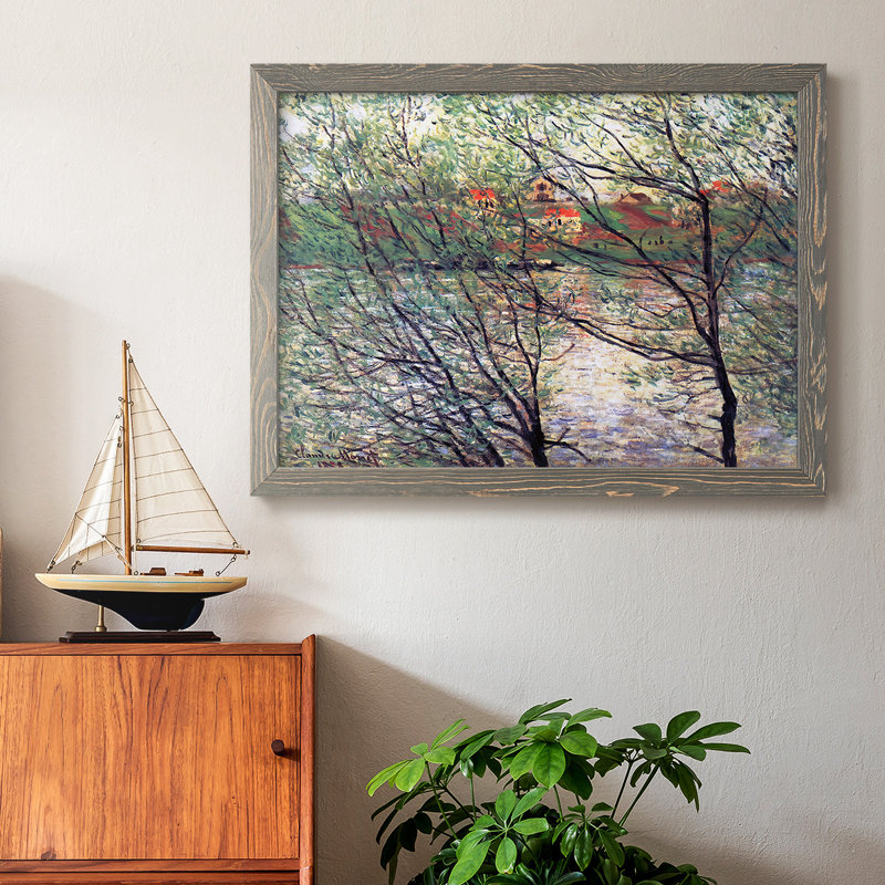 The Isle Grande, reproduction d'art sur toile, Gris, H 28 po x l 42 po x P 1,5 po