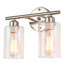 Luminaires de salle de bain à intensité variable 2 lumières Addam-1489968438