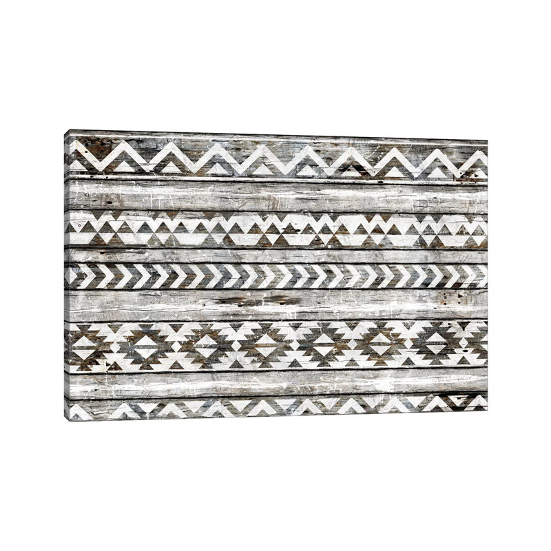 Navajo Pattern by Diego Tirigall - Gallery-Wrapped Canvas Giclée on Canvas, Wrapped Canvas, 20.32 cm H x 30.48 cm W