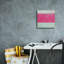  «Raspberry Mint 2» par Carol Young, art mural sur toile, 12 po x 12 po
