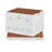 Aarn Folding Storage Bins with Wooden Lids, 55 Qt Large Collapsible Storage Box with Handles