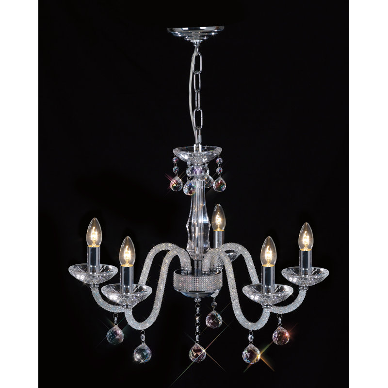 5 - Light Candle Style Chandelier