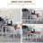 55" Solid Wood Kitchen Table