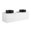 Meuble-lavabo mural flottant 60 po avec lavabo et porte d'armoire à fermeture en douceur 60 po-1677888452