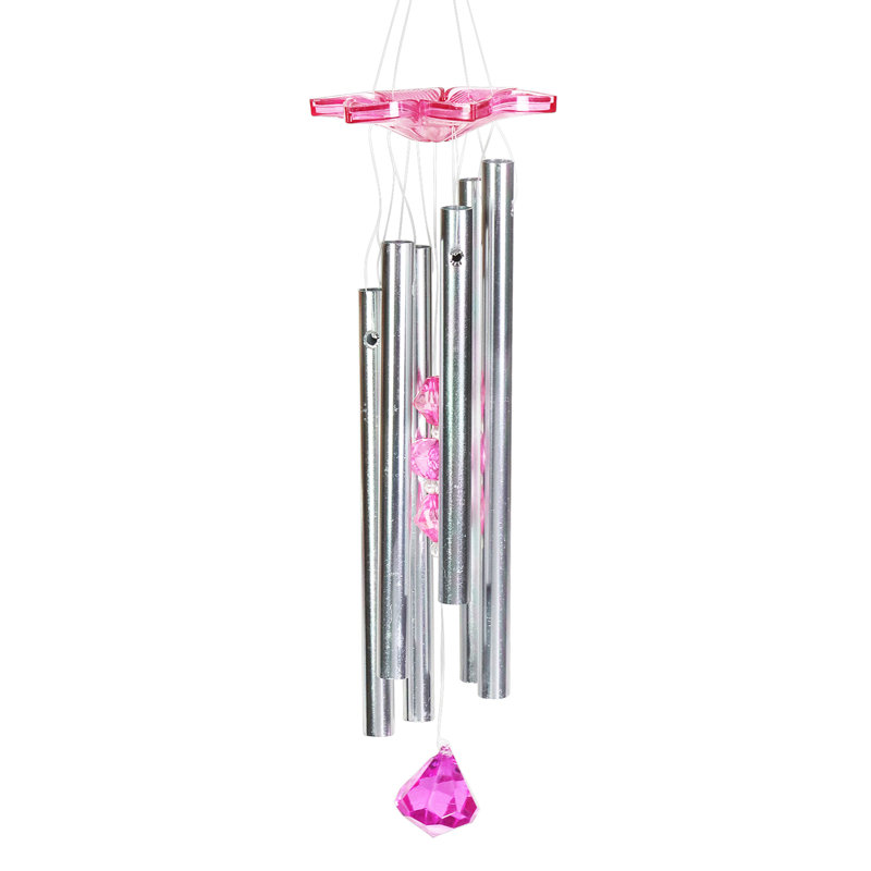 Exhart Large WindyWings Flamingo Wind Chime