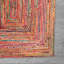 Tapis brun clair tressé à la main 8 pi x 10 pi