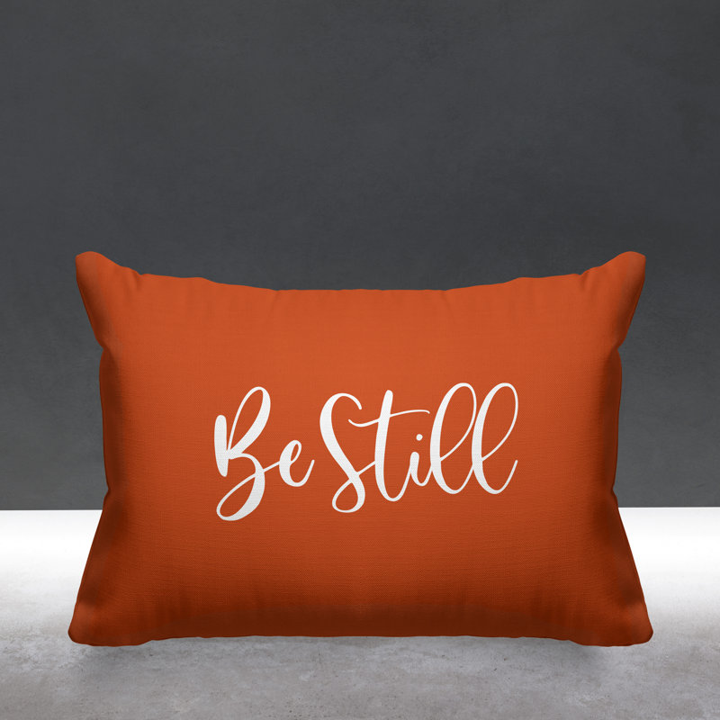 Aspire Outdoor Reversible Throw Pillow, Orange