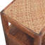 55cm W Solid Wood Bedside Table