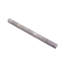 12" x 0.75" Honed Travertine Pencil Liner Tile Trim in Gray