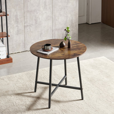 Alecsandru Round Metal Base Dining Table