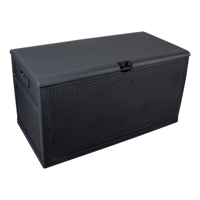 Winado 47'' W 120 Gallons Water Resistant Plastic Lockable Deck Box