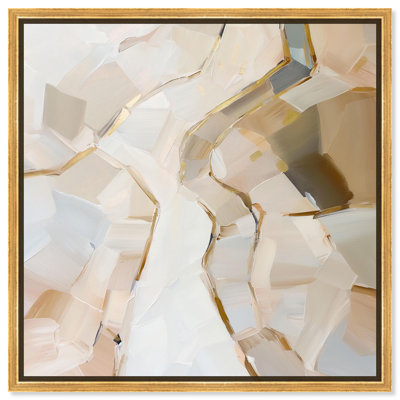 Bark and Bronze Canvas Minimalist Abstract par Art Remedy