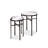 Hoxton 2 - Piece Glass Top Living Room Table Set-61832901