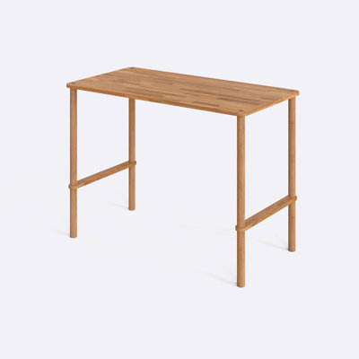 Pasific Counter Height Bar Table, Solid Beech Wood Minimalist Bar Table for Kitchen and Dining Room