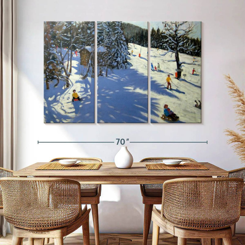 Sireci Mountain Hut Morzine, 42" H x 65" W