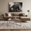 Faune Binturong, art mural sur toile grise-992479016