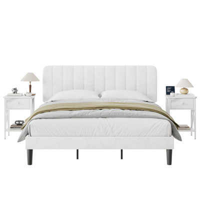 3 Piece Upholstered Bedroom Set