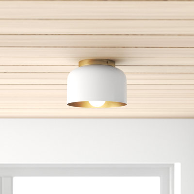 Satrina Single Light Metal Flush Mount