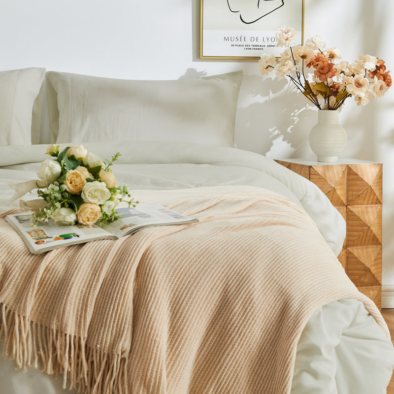 Soft Twill Microfiber Fabric Pillowcases Set, Queen Pillowcase, Beige