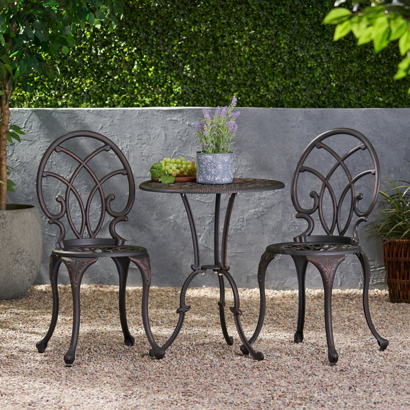 3PC CAST BISTRO SET