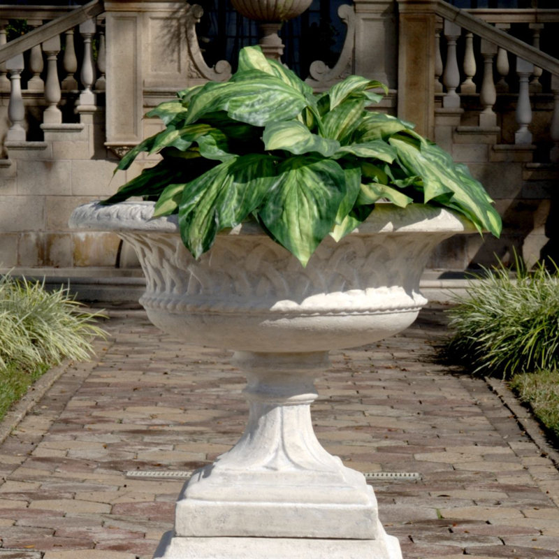 Larkin Arts and Crafts Resin Urn Planter
