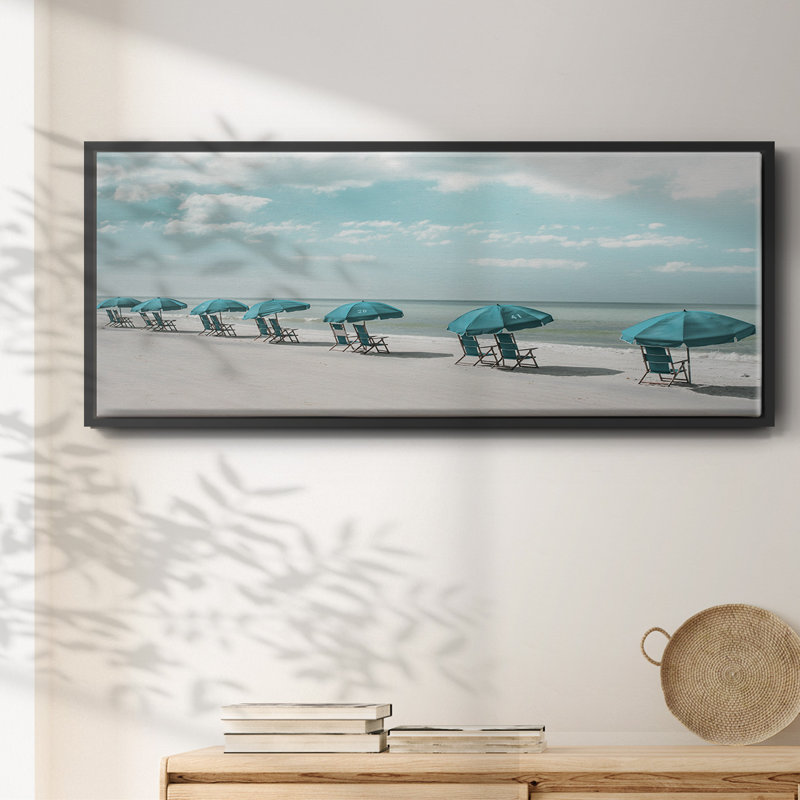 Idle Hours- Framed Canvas, 12" H x 30" W