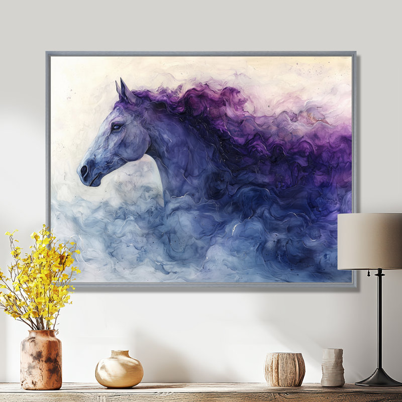 Doina - Animals Wall Art, Impression sur cadre flottant, Argent argent, H 30 po x l 40 po
