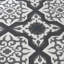 Tapis d'intérieur rectangulaire contemporain en laine nouée à la main, blanc anthracite-726621758