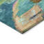 Tapis bleu sarcelle lavable à la machine intérieur / extérieur Xhevrie-111828797