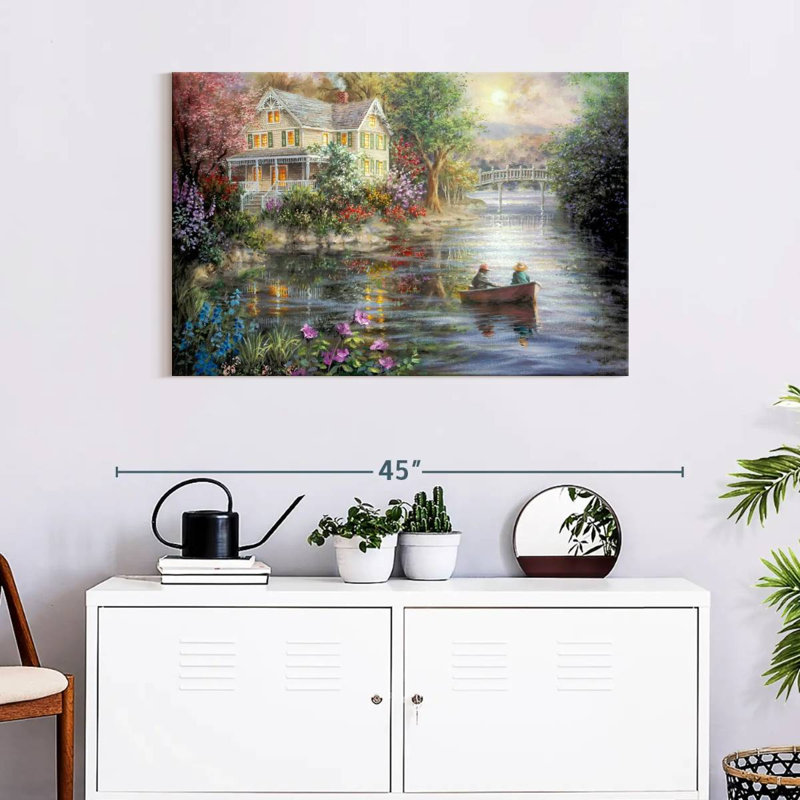 Lilie The Evening Reflections, 24" H x 36" W