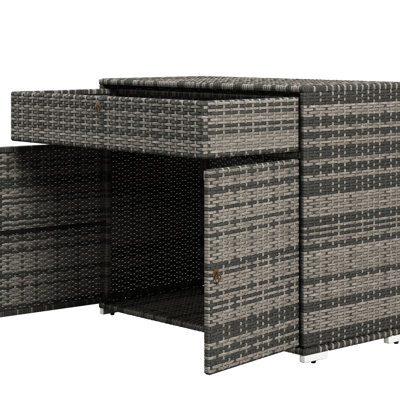 Rangement pour serviettes de bain et rangement pour piscine - Accessoire de meuble autoportant avec tiroir pour spa Spa