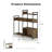 Nicci 47.9"H 5-Shelf Open Etagere Bookcase with Metal Frame