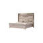 Grand lit tapissier de style moderne