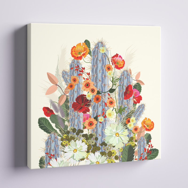 «Cacti Deja» par Iveta Abolina, impression sur toile tendue, H 12 po x l 12 po