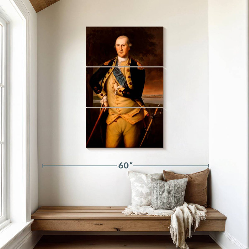 Lelar General George Washington, 45" H x 28" W