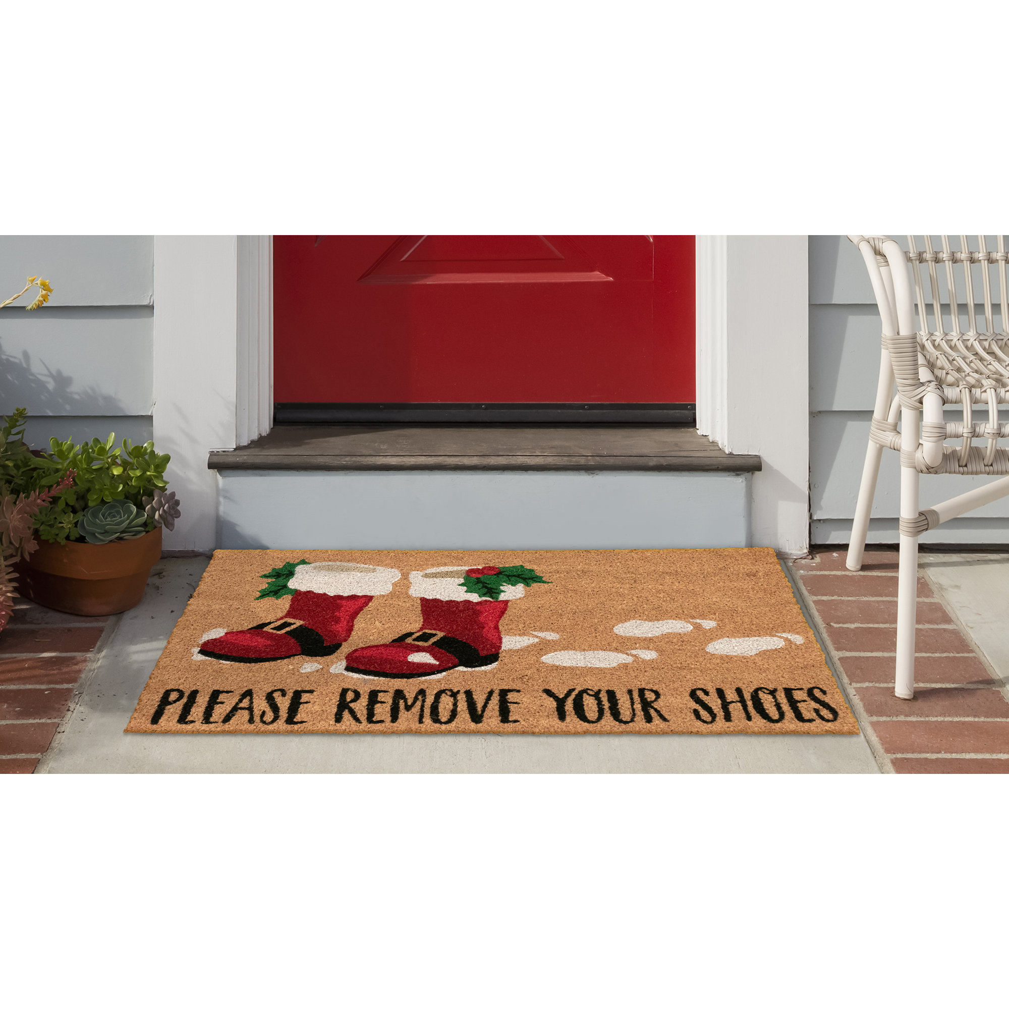 Fayetta Non-Slip Christmas Doormat