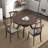 Round Rubber Wood Dining Table-803739490