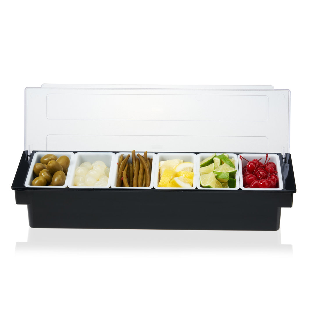 Garnish Caddy 6-Compartment Bar Tray True