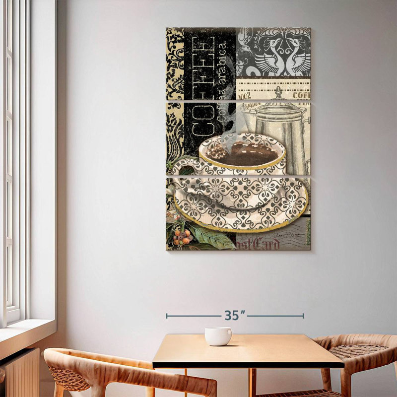 Tergel Coffee Art, 65" H x 42" W