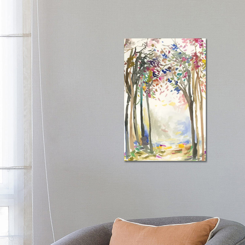 Sunny Path I by Allison Pearce - Wrapped Canvas Painting, 66.04 cm H x 45.72 cm W x 1.91 cm D