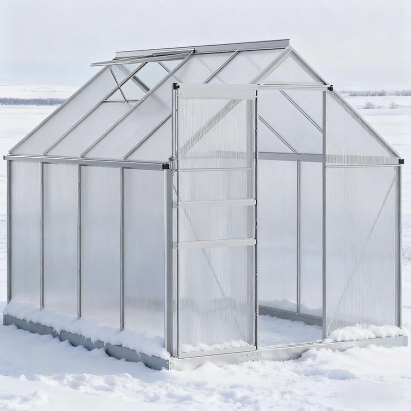 Silver Outdoor Greenhouse