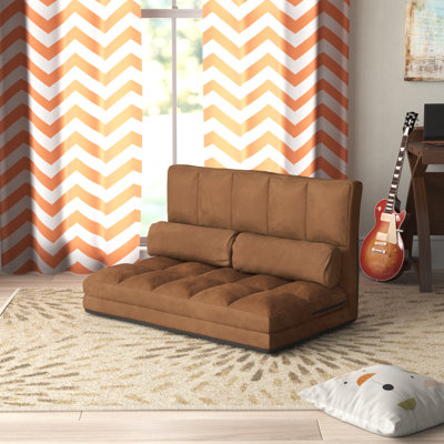 Futon avec matelas à dossier biscuit de 44,5 po de large Kelling