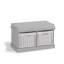 Bastogne Polyester Blend Upholstered Storage Bench-18539505-85770755-85770756