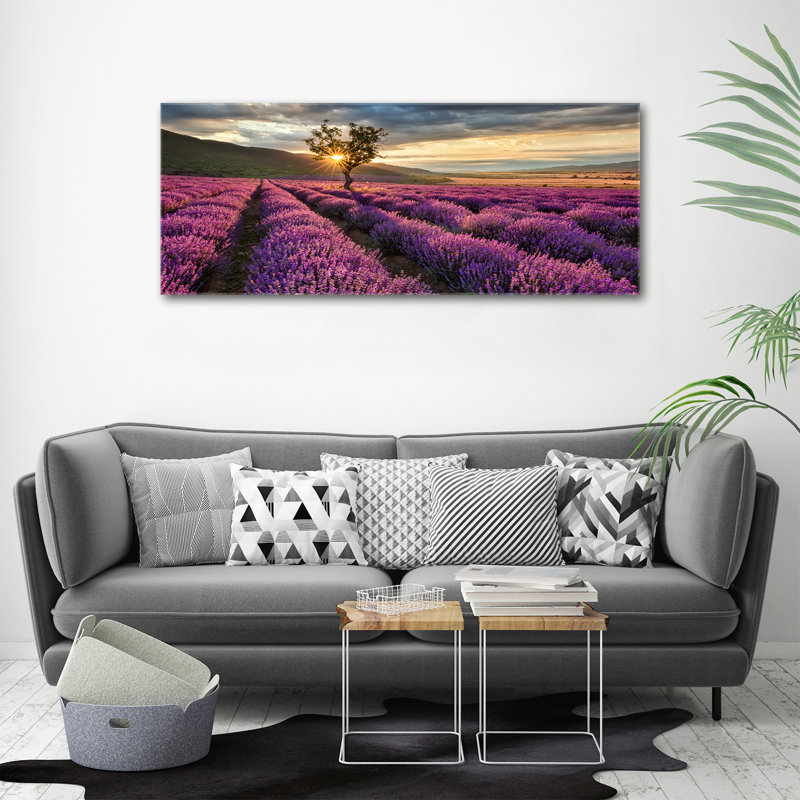 Lavender Field - Wrapped Canvas Print