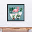 Flamant rose dans la baignoire-1149431476