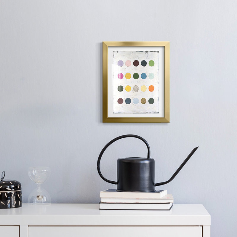 Chroma Dots II -Framed Print