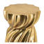 Tabouret décoratif en magnésium doré, table d'appoint contemporaine et présentoir décoratif pour sièges supplémentaires | Idée de cadeau