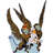 H79480 Wizard Of Oz Winged Monkeys And Dorothy