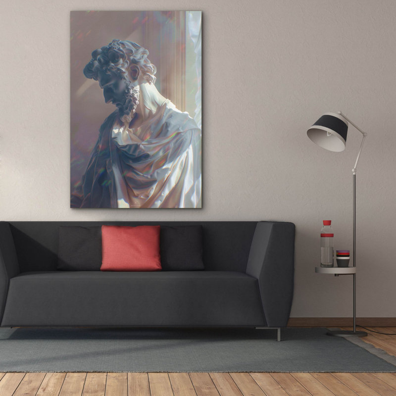 "Epin Graffiti" Reminiscing Of The Past "par Katalina Ooma, art mural sur toile, H 60 po x l 40 po x P 1,5 po